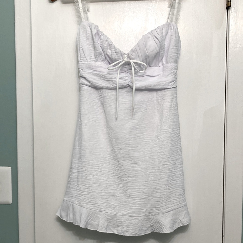 Simple White Party Dress